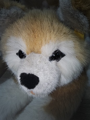 Steiff akita junghund - akita, liegend