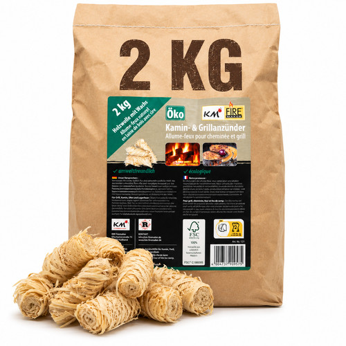 Grillanzünder 2kg holzwolle - 2kg,