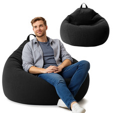 Sitzsack 350L Schwarz mit