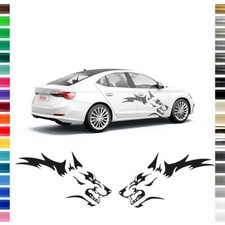 "BLACK-WOLF" Aufkleber
