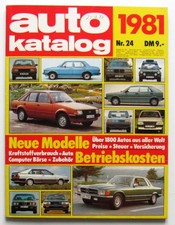 Auto Katalog von AMS    1981   -  Nr.  24