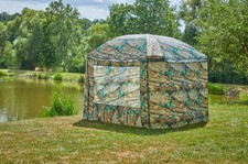 Balzer XL Camouflage Schirm-Zelt 200×200×200cm PVC inkl Seil Heringe & Tasche DA
