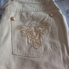 Schöne Dino Valiano Damen Jeans gelb Gr. 38 (?) Bitte Maße beachten 