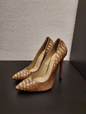 High heels Damen Kroko Optik Leder Absatz Schuhe 37 rote Sohle sexy