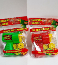 2 x Konfettipistole, Konfetti