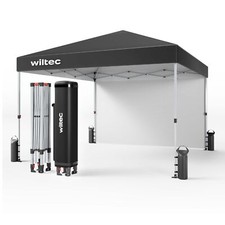 Wiltec Faltpavillon 3x3m grau