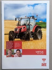 Same Virtus 100 110 120 Traktoren Prospekt Bulldog Schlepper Deutz-Fahr 