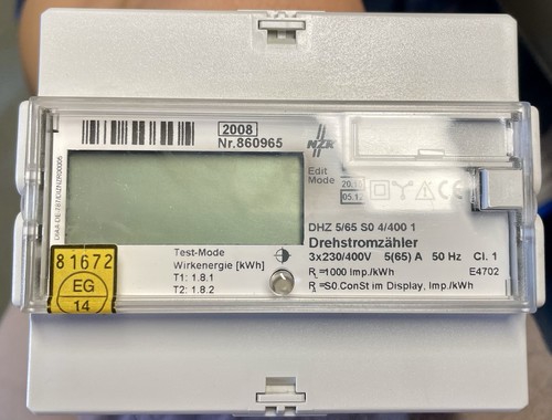 Digitaler drehstromzähler - digitaler,