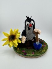 Kleiner Maulwurf Deko Nadelfilz Handarbeit Unikat