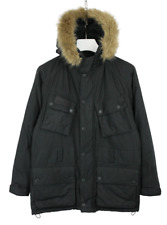 Barbour International Winter Storm Parka Daunenjacke Herren M Gewachst Look