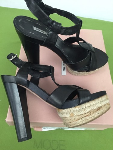 Miu prada plateau heels - prada,