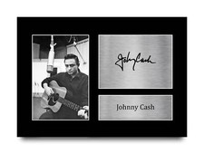 Johnny Cash Signed Printed