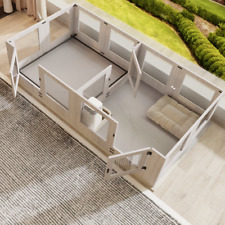 Wurfkiste Schwerlast Hunde Laufstall Wohnung XXL Wurfbox Welpenauslauf Welpenbox