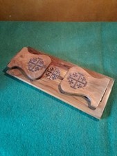 ANTIKE OLIVENHOLZ BUCHFOLIE