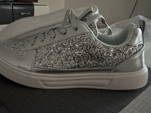 Damen sneaker low top silber - sneaker,