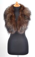 Z457 SILBERFUCHS KRAGEN PELZKRAGEN FUCHS STOLA PELZ - SILVER FOX FUR COLLAR