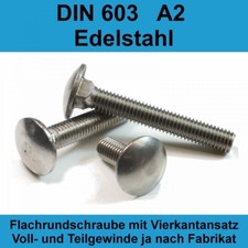 M5 DIN 603 A2 Edelstahl