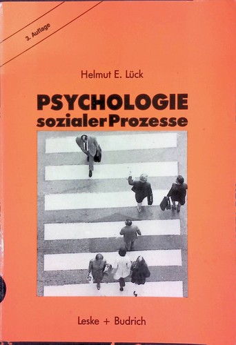 Psychologie sozialer prozesse - psychologie,