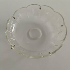 alte Kristall Glas Tropfschale
