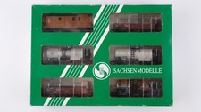 Sachsenmodelle H0 14104 Länderbahn Güterwagen Set 6 tlg. K.Sächs.Sts.E.B.