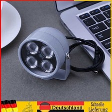 4 LED IR Infrarot Licht Scheinwerfer Nachtsicht überwachungskamera CCTV DC12 DE*