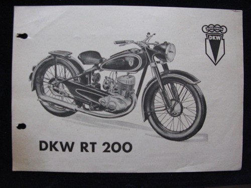 Dkw 200 prospekt 1951 - ,