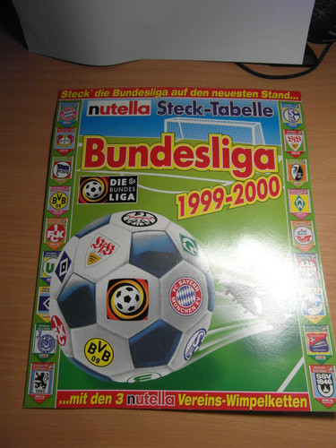 Nutella stecktabelle - nutella,