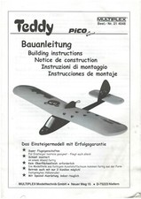 Original Bauanleitung Teddy Pico line von MULTIPLEX Best Nr. 214048 RC Modellbau