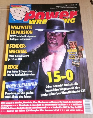 Wwe power wrestling magazin - wrestling,