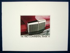 Prospekt brochure 1980 Lincoln