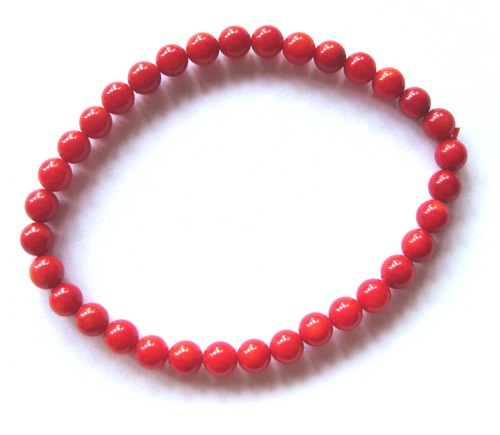 Kugel armband koralle - kugel-armband,