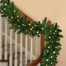 Girlande mit LED Lichterkette Weihnachtsgirlande Tannengirlande Weihnachten Deko