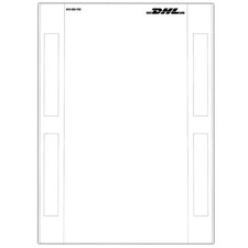 DHL Etiketten DIN A5 (105x205