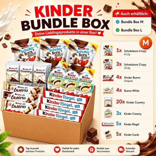 Kinder ferrero bundle - kinder, "m"