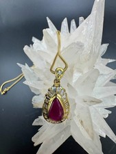 Ruby Pendant 18K (750) Yellow