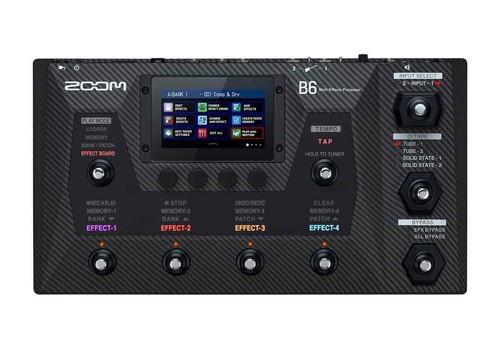 Zoom multi effekt prozessor - b6, multi-effekt-prozessor