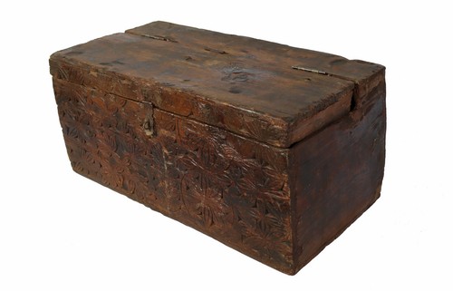 Antique treasure dowry chest - treasure,