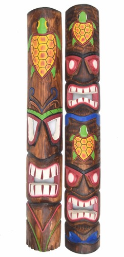 Wandmasken tiki 100cm - 2,