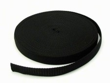1 Meter Gurtband 25 mm schwarz