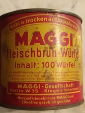 Vorkriegs MAGGI BLECHDOSE  FLEISCHBRÜH - WÜRFEL  