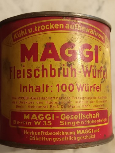 Vorkriegs maggi blechdose - vorkriegs,