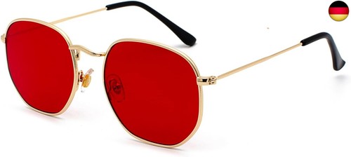 Retro polygon sonnenbrille - retro,
