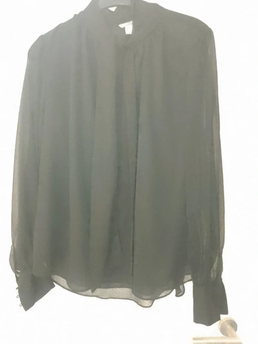 Neu chiffon schwarze bluse - chiffon,