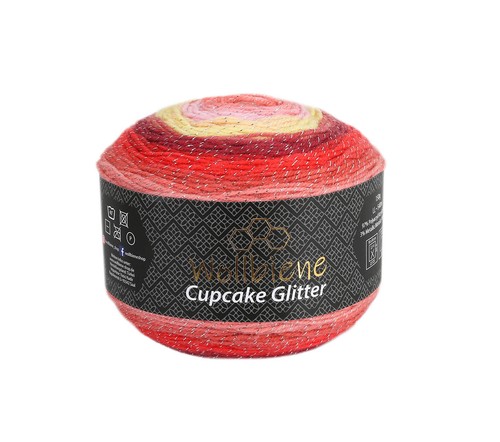 Wollbiene cupcake glitter - cupcake,