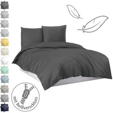 Flannel Feinbieber Bettwäsche Bettgarnitur Bettbezug 100% Baumwolle 4 gössen