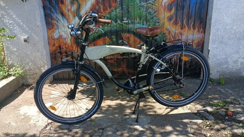 Vintage beach cruiser fahrrad - vintage,