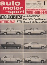 auto motor sport Heft 1 Januar