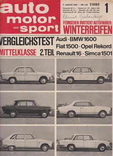 Auto motor sport heft - motor, januar