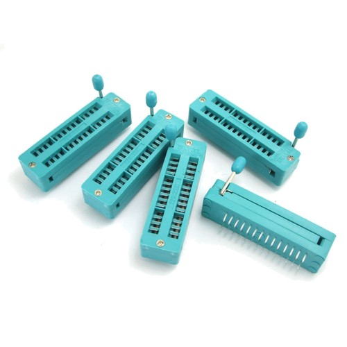 Testsockel pin zif - ic-testsockel,, 28