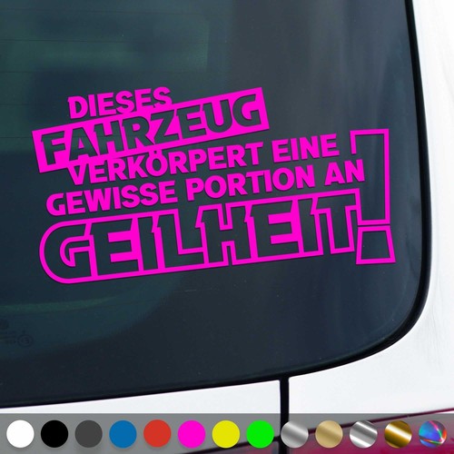 Portion geilheit aufkleber - geilheit,